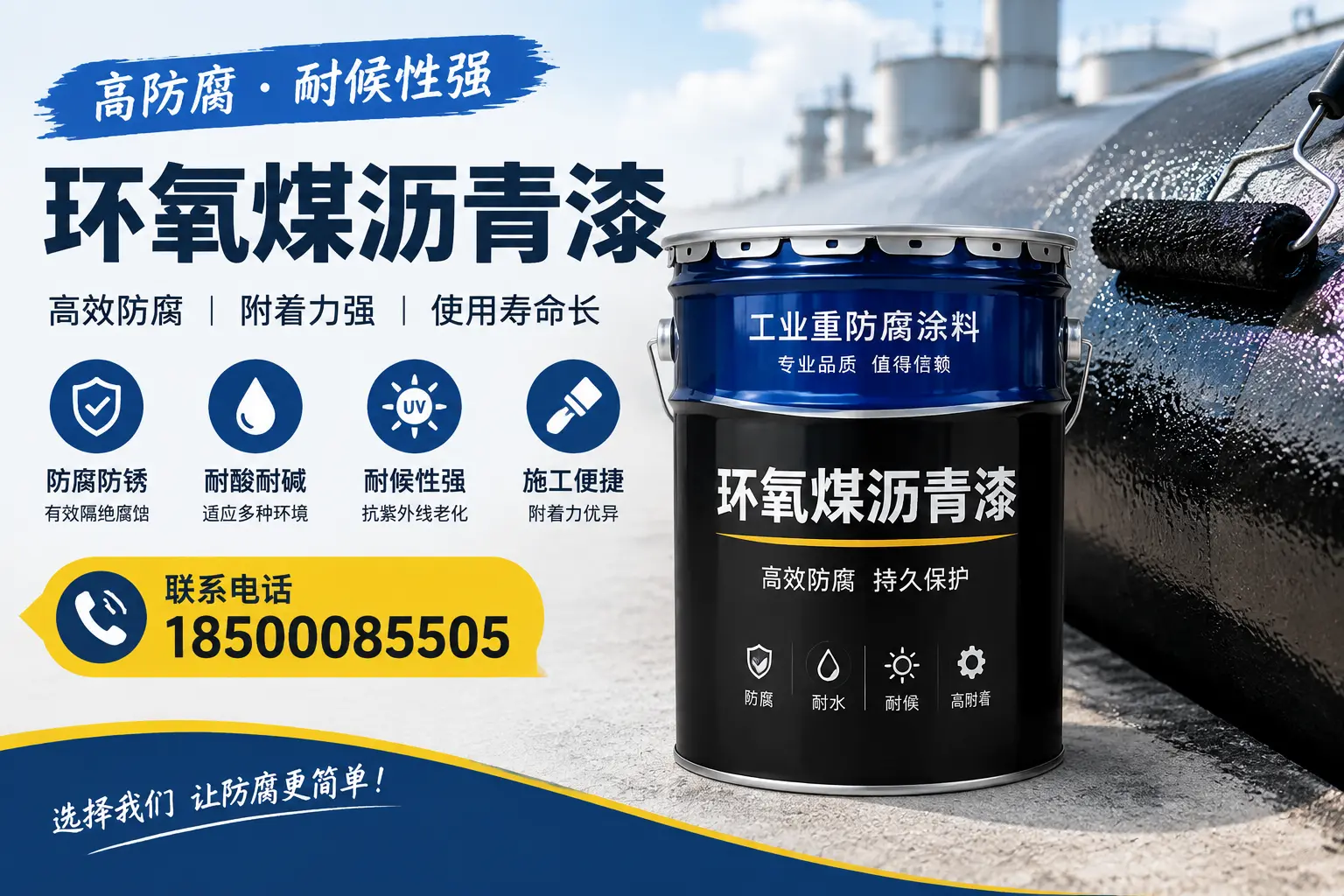 环氧煤沥青漆在防腐领域的重要性，遂宁行业动态